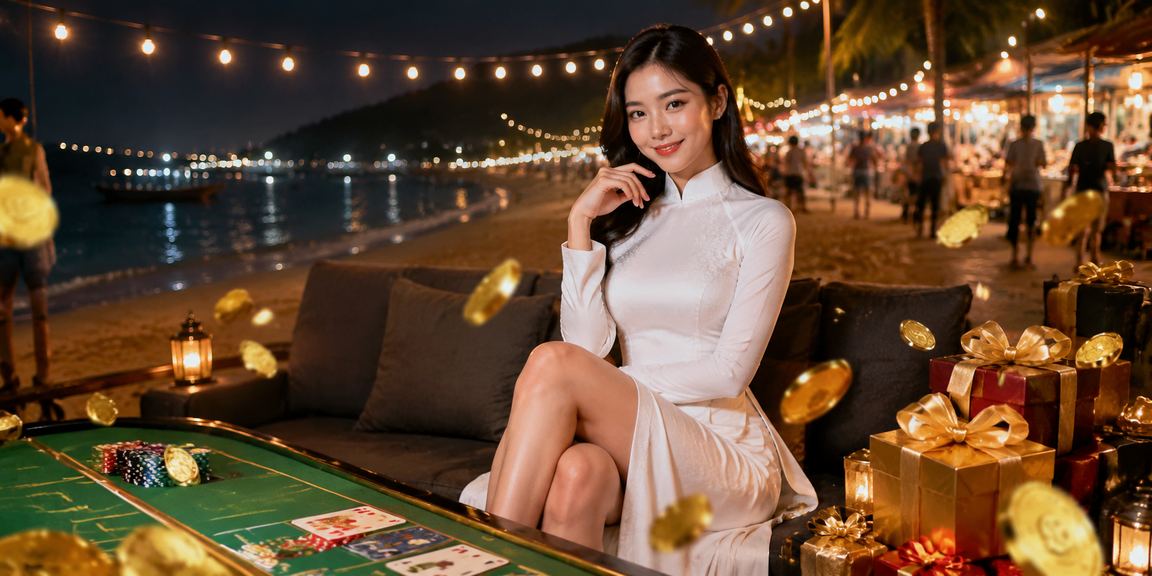 Người chơi Baccarat mặc áo dài tại Phú Quốc – trải nghiệm Live Casino cao cấp