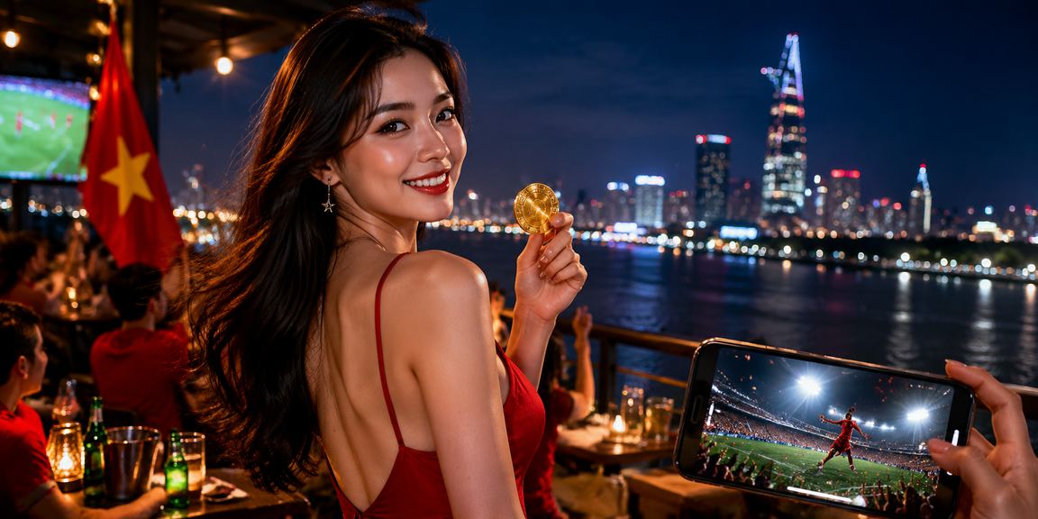 Người dùng Sài Gòn nhận bonus nạp tiền trực tuyến tại bãi biển vào buổi sáng